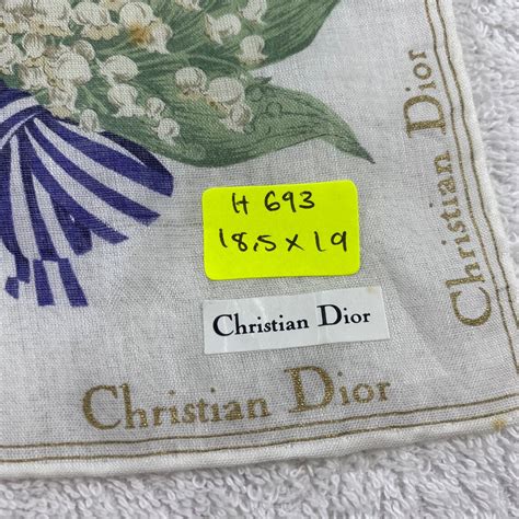 vintage christian dior handkerchief.